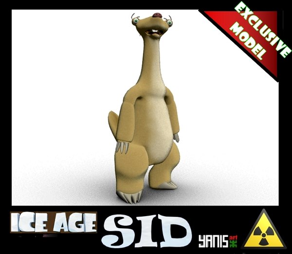 Sidアイスエイジ3dモデル Turbosquid