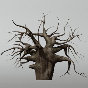 african baobab tree 3d 3ds