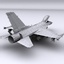 3d model general dynamics f-16 fighting falcon