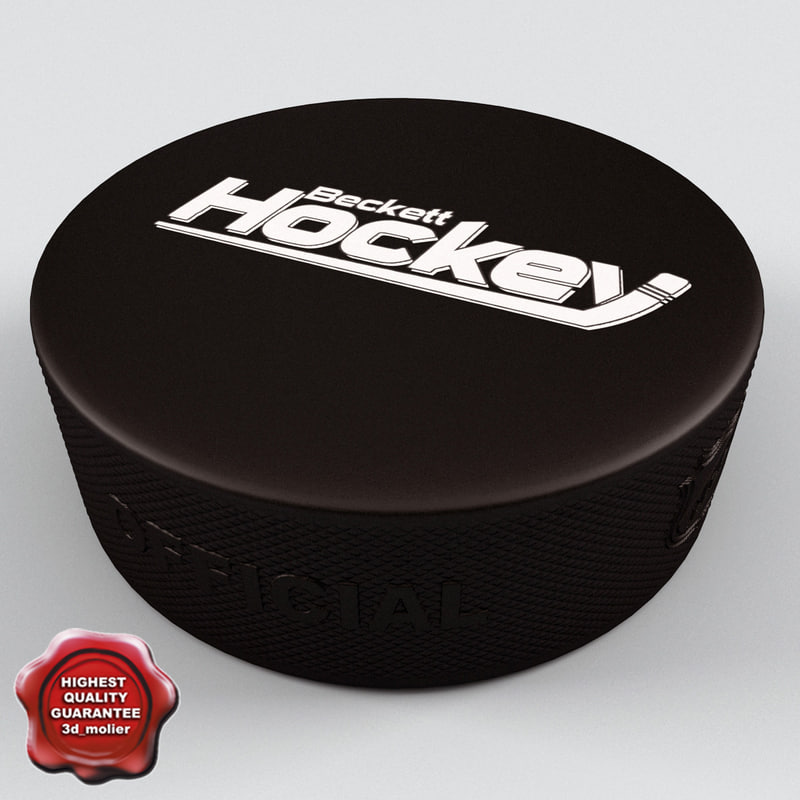hockey puck 3d obj