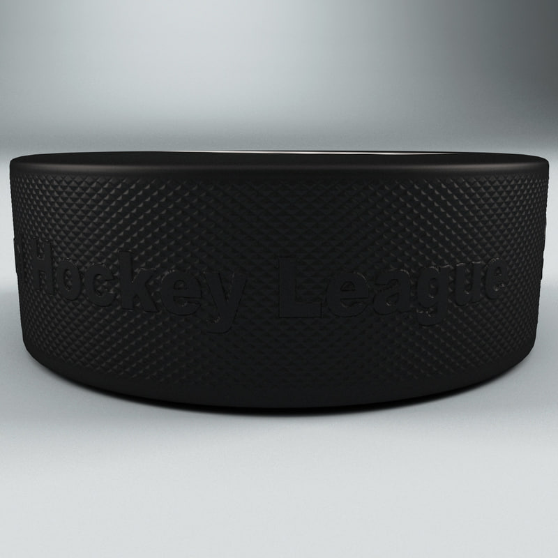 hockey puck 3d obj