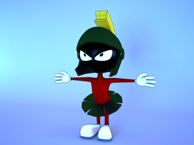 marvin martian 3d model