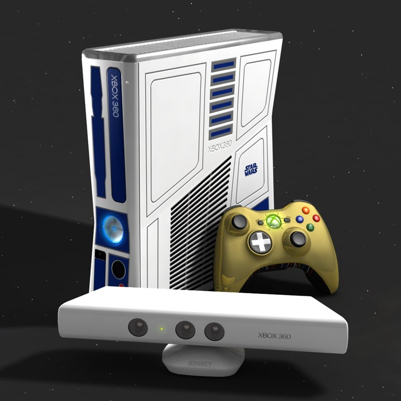 3d star wars xbox 360 model