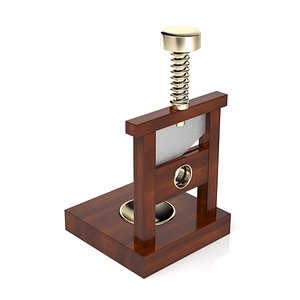 3d cigar guillotine cutter model