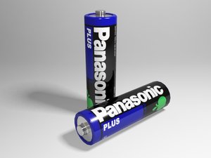 panasonic battery 3d model