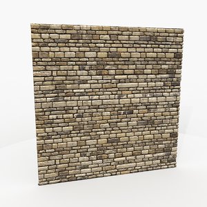 3d brick wall