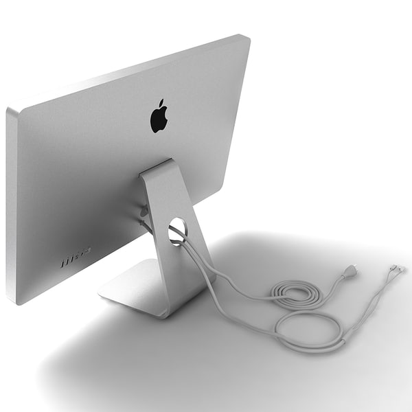 apple thunderbolt display 3d model
