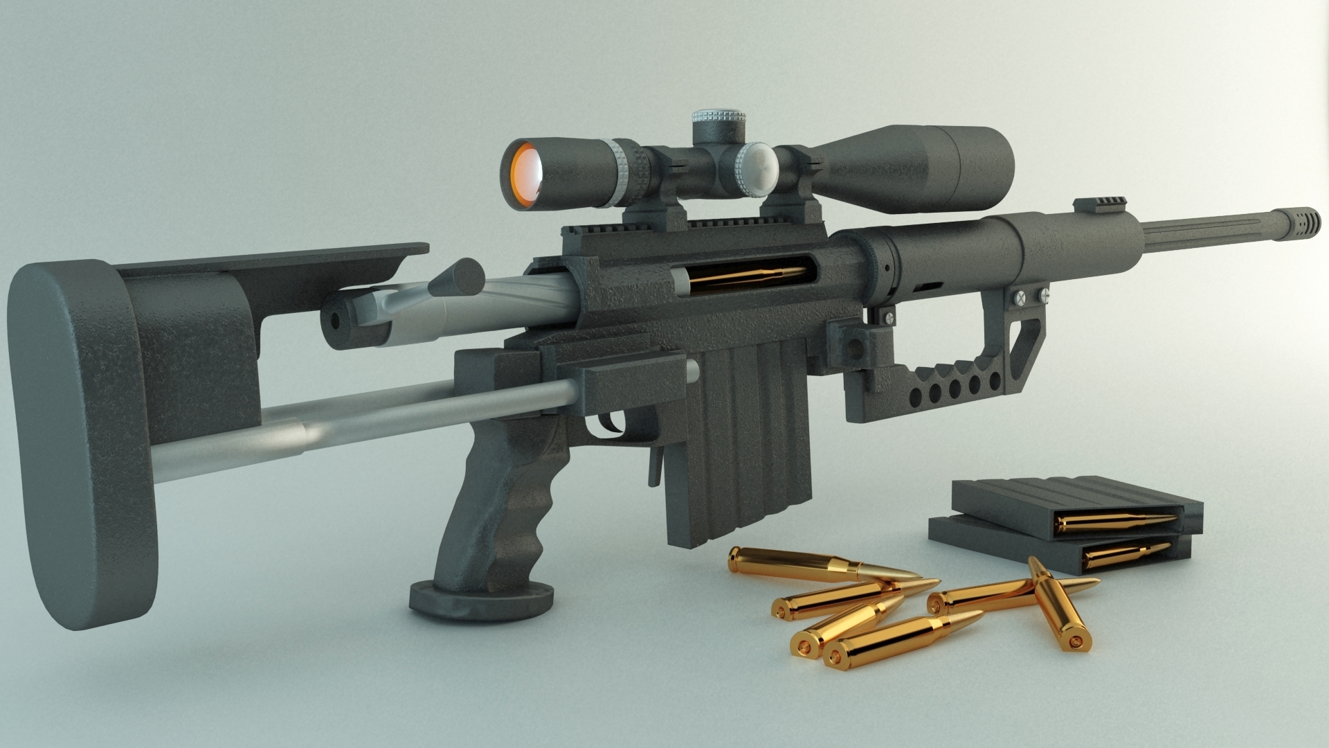 Cheytac Intervention 3D 모델 - TurboSquid 633942