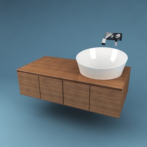 3d bathroom sink model
