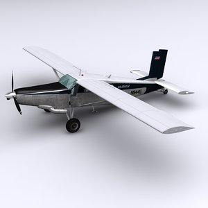 pc-6 aircraft pilatus porter 3d model