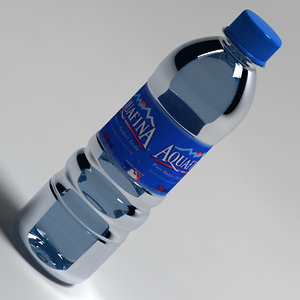3ds max bottle water