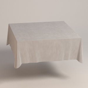 3dsmax square tablecloth