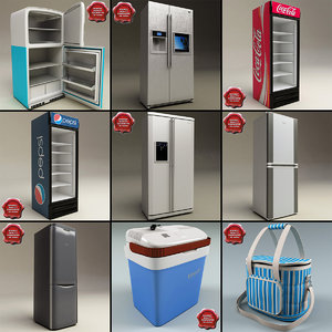 refrigerators v4 3d max