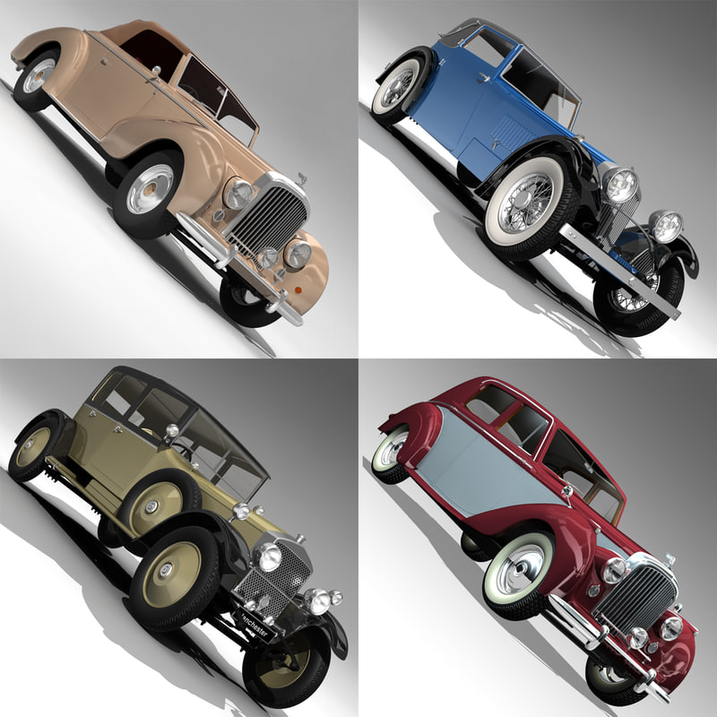 antique car 3d model