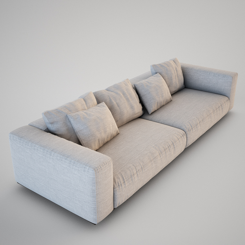 realistic flexform sofa grande max