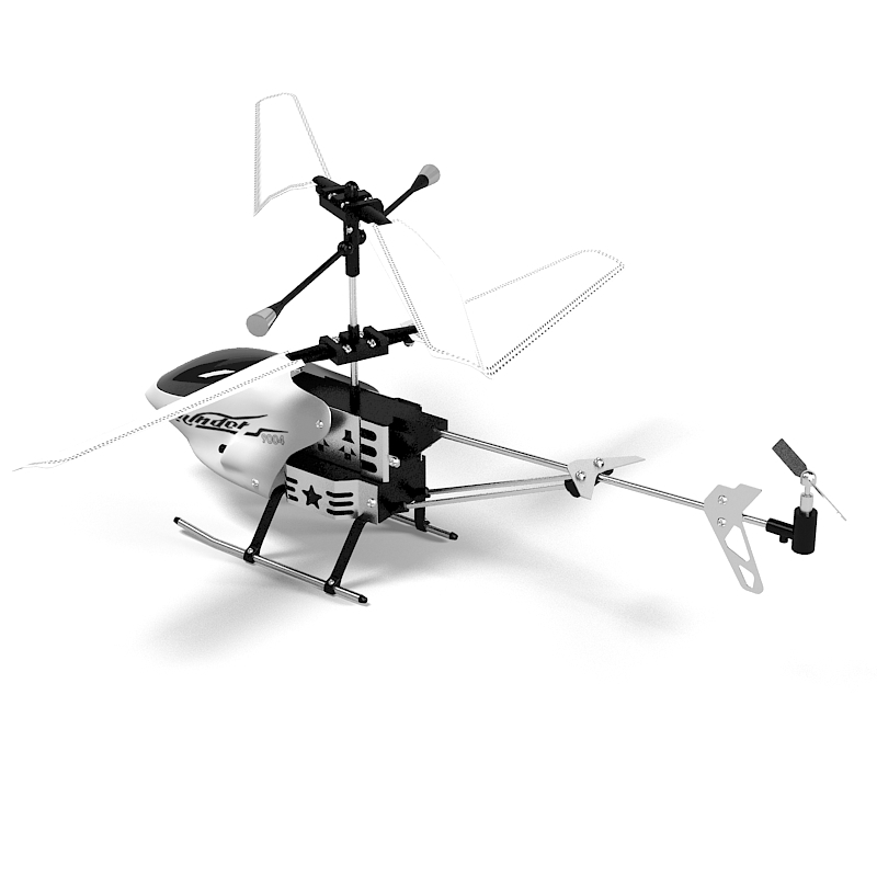 3d toy rc helicopter model