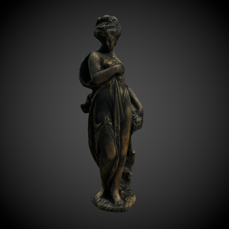 3d model woman statue