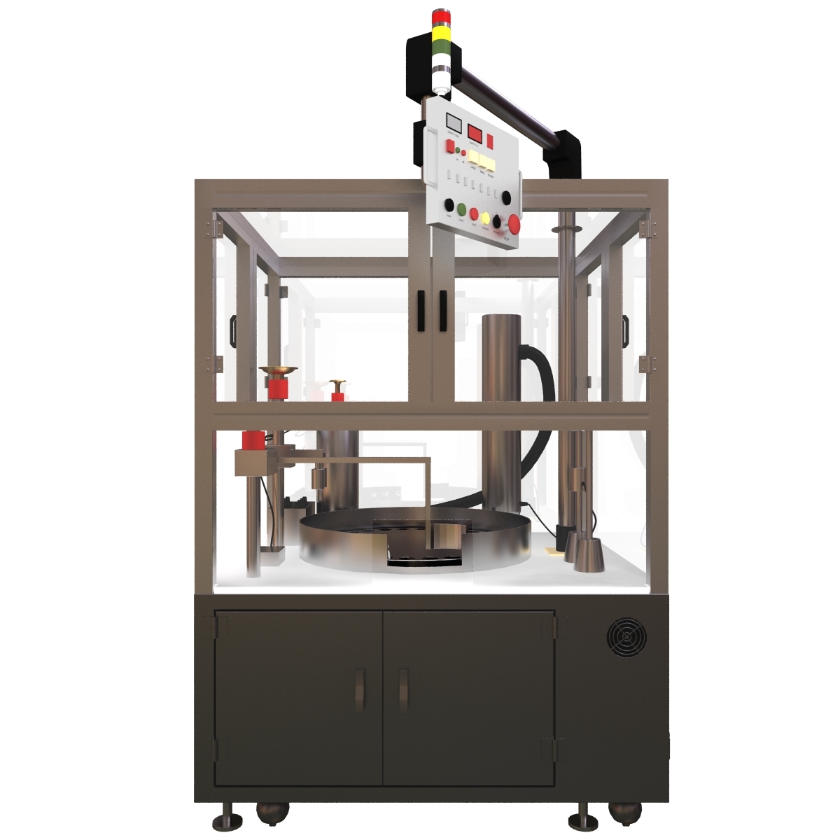 factory automatic packaging machine 3d model