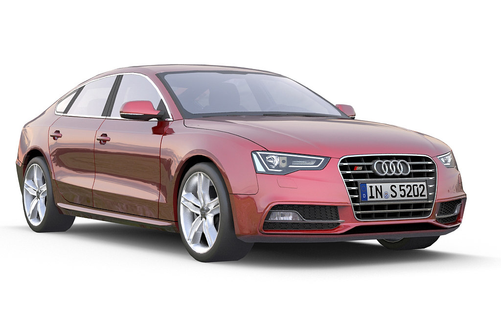 3d model audi s5 sportback