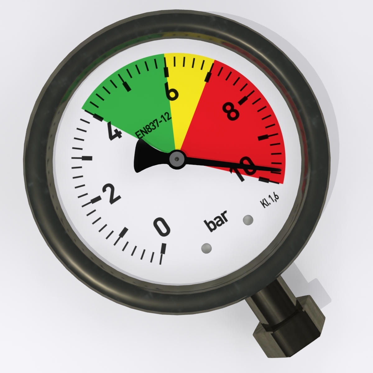 pressure gauge 3d max