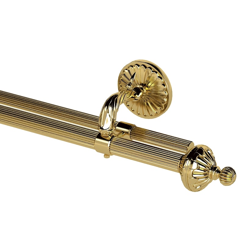 Curtain Rod 3d Models For Turbosquid 3d Curtain Rod Model
