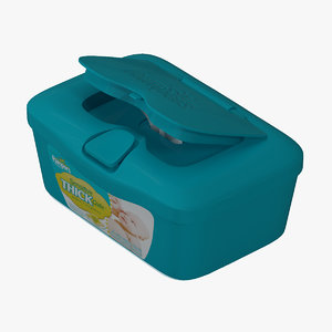 wipes box 3d 3ds