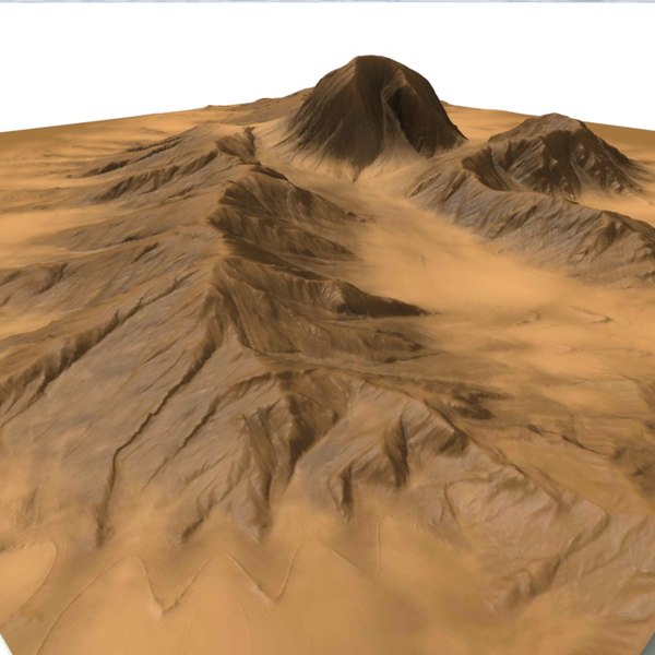初一地理山体模型图片