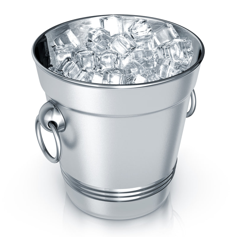 3d modeled ice bucket
