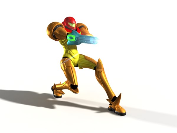 rigged video samus aran 3d model