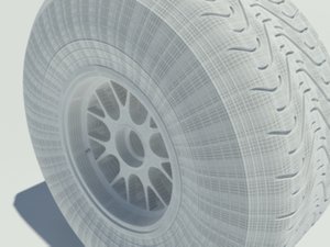3d model pirelli intermediate tyre