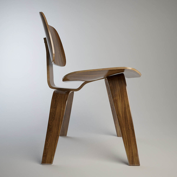 free eames dining chair 3d model