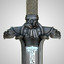 3ds max conan atlantean king sword