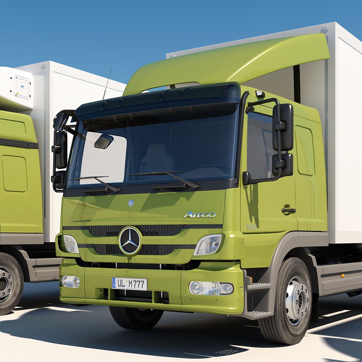 梅赛德斯卡车3d模型