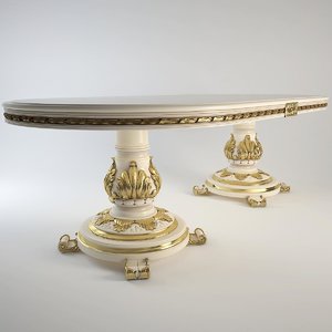 3d model angelo cappellini dining table