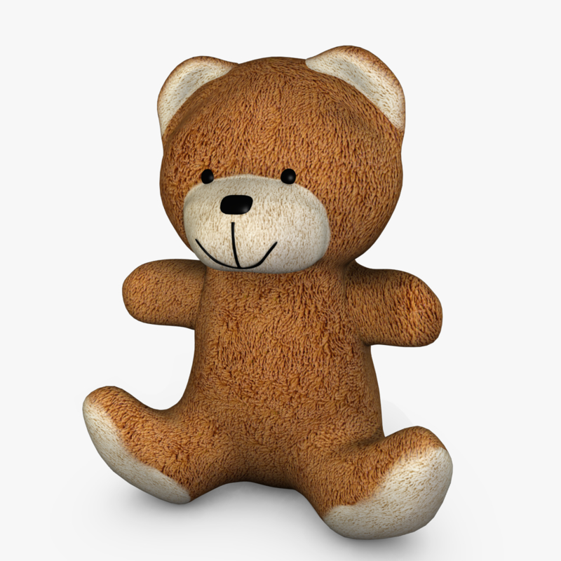 foam teddy bear 3d