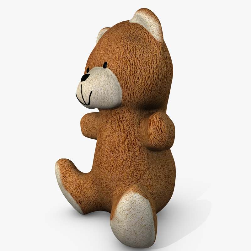 3d model cute teddy bear