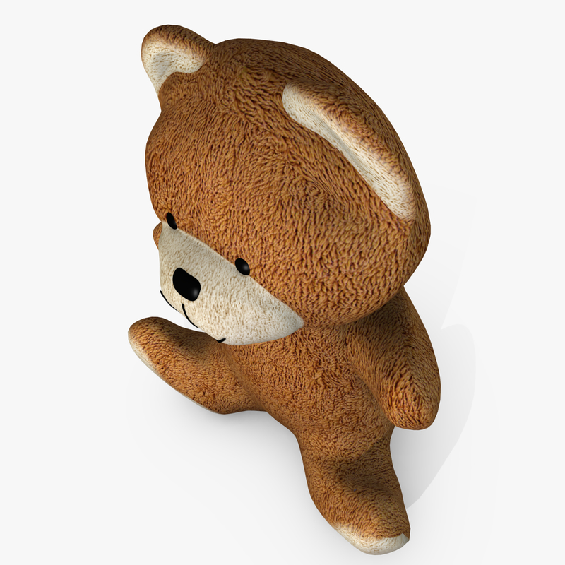 foam teddy bear 3d