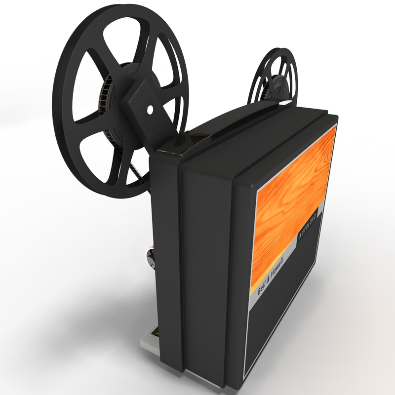 Old Movie Projectors 3d Model