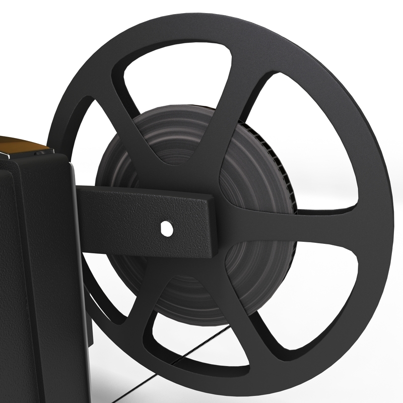 Old Movie Projectors 3d Model