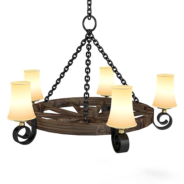 3d Country Style Chandelier Model 3d Country Style Chandelier Model, Country Style Chandelier