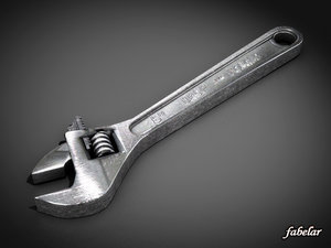 3dsmax adjustable wrench