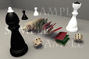 games cards chess 3d max