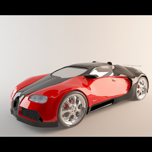 bugatti veyron 3d model