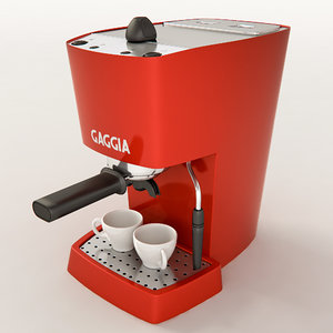 espresso machine 3d max