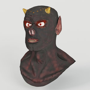3d model devil head