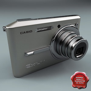 digital camera casio s600 3d model