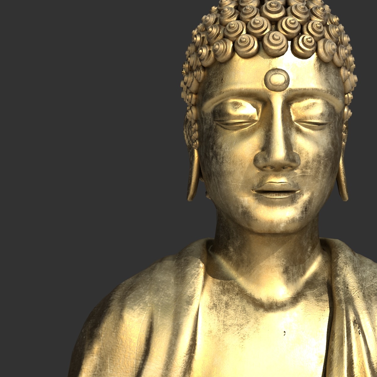 Buddha Statue 3d Model