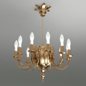 3d chandelier