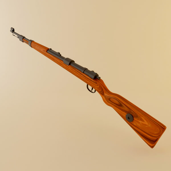 Deutsches Gewehr Mauser 98 3d Modell Turbosquid