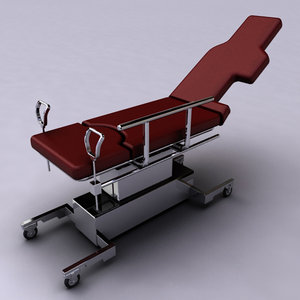 3d max hospital bed